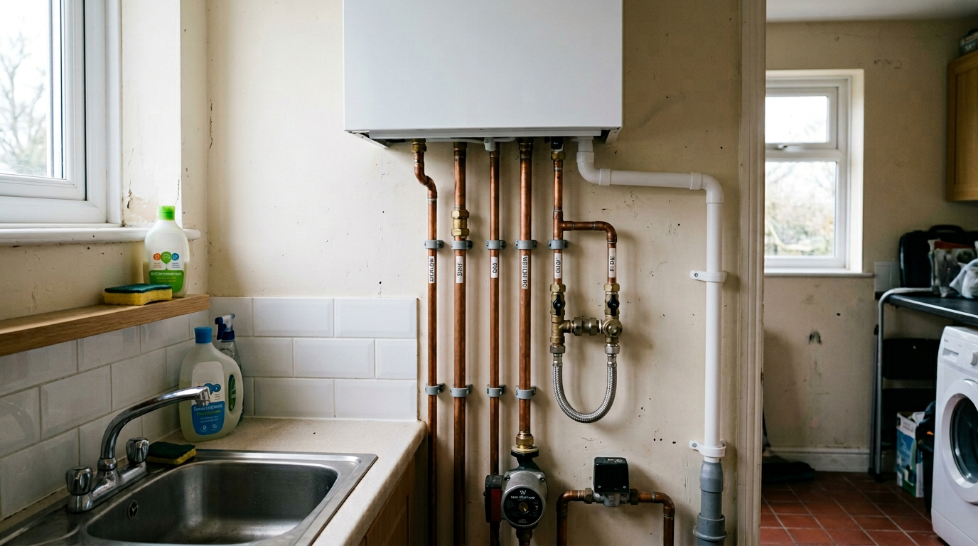 Professional boiler installation — the standard of workmanship and care we bring to every job